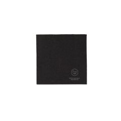 Point 2 Point cocktail servet FSC papier zwart (20cm) - 125 stuks