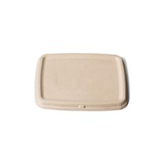 Natural Ware Bagasse deksel voor take away bakjes (16x23cm) - 75 pcs