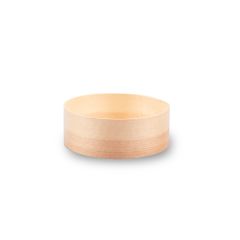 Truewood Rond serveer bakje hout (9cm) - 20 stuks