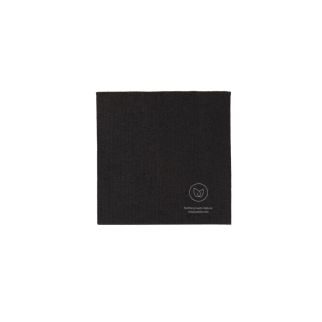 Point 2 Point cocktail servet FSC papier zwart (20cm) - 125 stuks