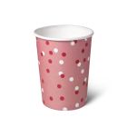 Natural Cups Celebration Pink papieren beker (240 ml) - 25 stuks